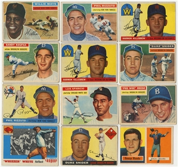 1950s Topps Multi-Sports "Shoebox" Collection (500+) Including Hall of Famers